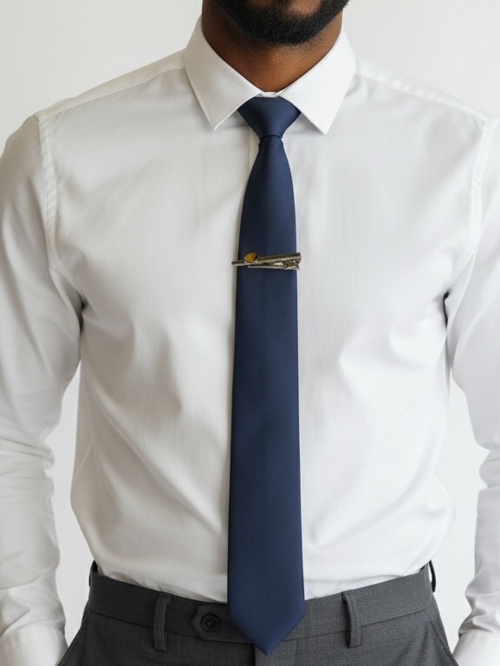 Tiger Eye Stone Tie Clip